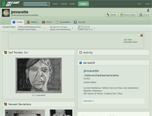Tablet Screenshot of jennavette.deviantart.com
