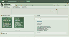 Desktop Screenshot of belladontia.deviantart.com