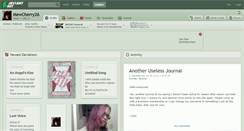 Desktop Screenshot of mewcherry26.deviantart.com