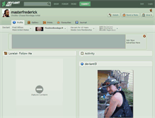 Tablet Screenshot of masterfrederick.deviantart.com
