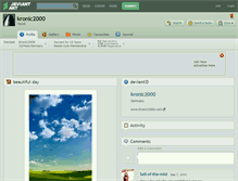 Tablet Screenshot of kronic2000.deviantart.com
