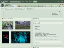 Tablet Screenshot of joshj132.deviantart.com