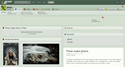 Desktop Screenshot of dmon.deviantart.com