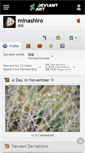 Mobile Screenshot of minashiro.deviantart.com