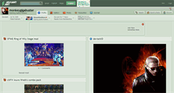 Desktop Screenshot of monkeygigabuster.deviantart.com