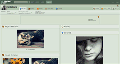 Desktop Screenshot of martadiana.deviantart.com