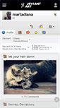Mobile Screenshot of martadiana.deviantart.com
