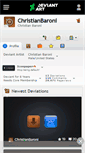 Mobile Screenshot of christianbaroni.deviantart.com