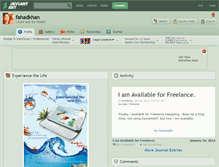 Tablet Screenshot of fahadkhan.deviantart.com