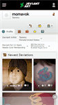 Mobile Screenshot of momavok.deviantart.com