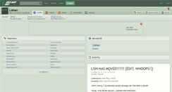 Desktop Screenshot of lishan.deviantart.com