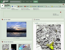 Tablet Screenshot of pacifier.deviantart.com