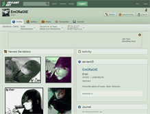 Tablet Screenshot of emoragiie.deviantart.com