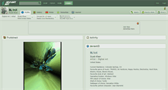 Desktop Screenshot of bl1nx.deviantart.com