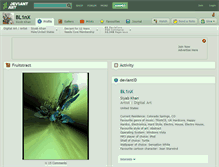 Tablet Screenshot of bl1nx.deviantart.com
