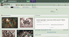 Desktop Screenshot of millertanya.deviantart.com