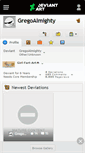 Mobile Screenshot of gregoalmighty.deviantart.com