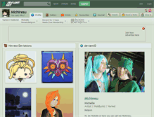 Tablet Screenshot of michiresu.deviantart.com
