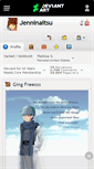 Mobile Screenshot of jenninaitsu.deviantart.com