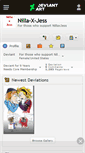 Mobile Screenshot of nilla-x-jess.deviantart.com