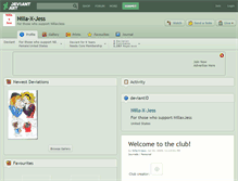Tablet Screenshot of nilla-x-jess.deviantart.com