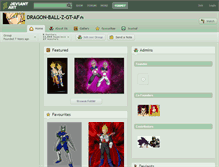 Tablet Screenshot of dragon-ball-z-gt-af.deviantart.com