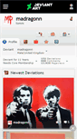 Mobile Screenshot of madragonn.deviantart.com