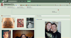 Desktop Screenshot of dragonslayer2714.deviantart.com