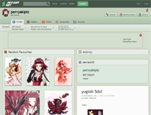 Tablet Screenshot of pervyakiplz.deviantart.com