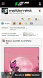 Mobile Screenshot of angelicfairy-stock.deviantart.com