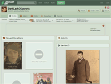 Tablet Screenshot of darkladyosonnets.deviantart.com