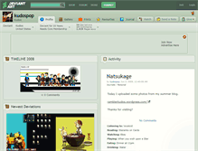 Tablet Screenshot of kudospop.deviantart.com