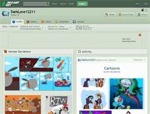 Tablet Screenshot of darklove12211.deviantart.com