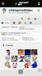 Mobile Screenshot of infodeprivedotaku.deviantart.com
