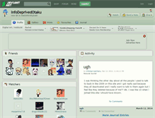 Tablet Screenshot of infodeprivedotaku.deviantart.com