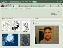 Tablet Screenshot of mephiles0.deviantart.com