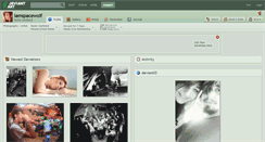 Desktop Screenshot of iamspacewolf.deviantart.com