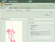 Tablet Screenshot of kiwicupcaked.deviantart.com
