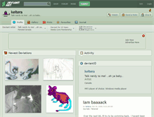 Tablet Screenshot of keltera.deviantart.com
