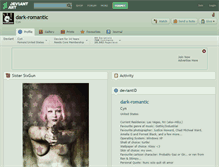 Tablet Screenshot of dark-romantic.deviantart.com