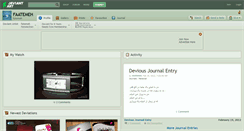 Desktop Screenshot of faatemeh.deviantart.com
