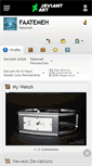 Mobile Screenshot of faatemeh.deviantart.com