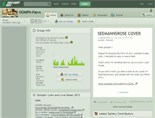 Tablet Screenshot of oomph-fan.deviantart.com