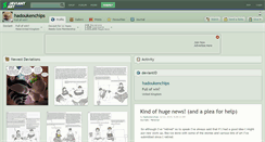 Desktop Screenshot of hadoukenchips.deviantart.com