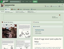 Tablet Screenshot of hadoukenchips.deviantart.com