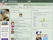 Tablet Screenshot of abilityshipping-fc.deviantart.com