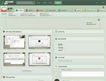 Tablet Screenshot of gvsb.deviantart.com