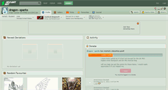 Desktop Screenshot of dragon--sparks.deviantart.com