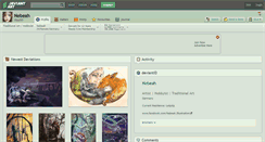 Desktop Screenshot of nebeah.deviantart.com