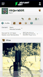 Mobile Screenshot of ninja-rabbit.deviantart.com